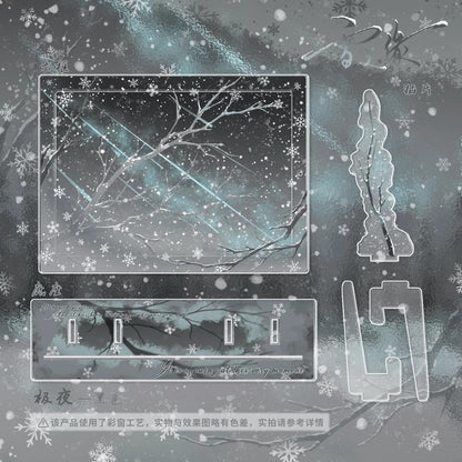 BeautyGoods 雪の縁 アクリルフレーム大 6インチ