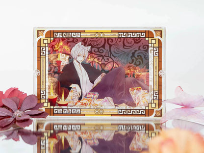 BeautyGoods 格子窓 アクリルフレーム カードサイズ