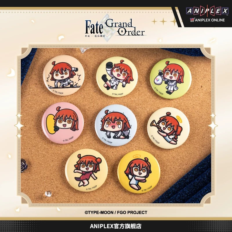 Fate/Grand Order 簡体字版10周年 女主人公 缶バッジ 全種セット（BOX）