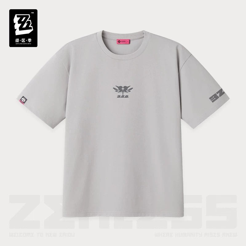 ゼンレスゾーンゼロ 三Z STUDIO 妄想天使 バイカラープリント半袖Tシャツ