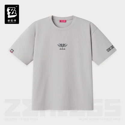 ゼンレスゾーンゼロ 三Z STUDIO 妄想天使 バイカラープリント半袖Tシャツ