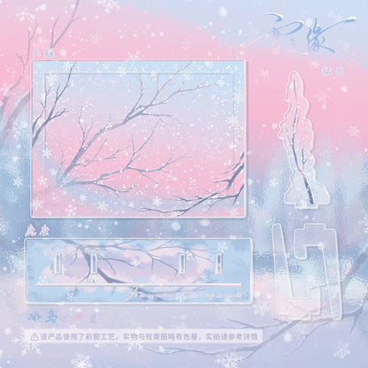 BeautyGoods 雪の縁 アクリルフレーム大 6インチ