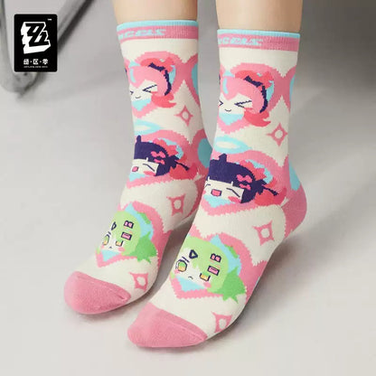 ゼンレスゾーンゼロ 三Z STUDIO 妄想天使 プリント＆刺繍ソックスセット（全3種）