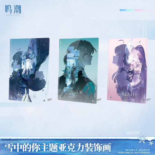 鳴潮 「雪の中の君」テーマ アクリルアートボード KURO Games