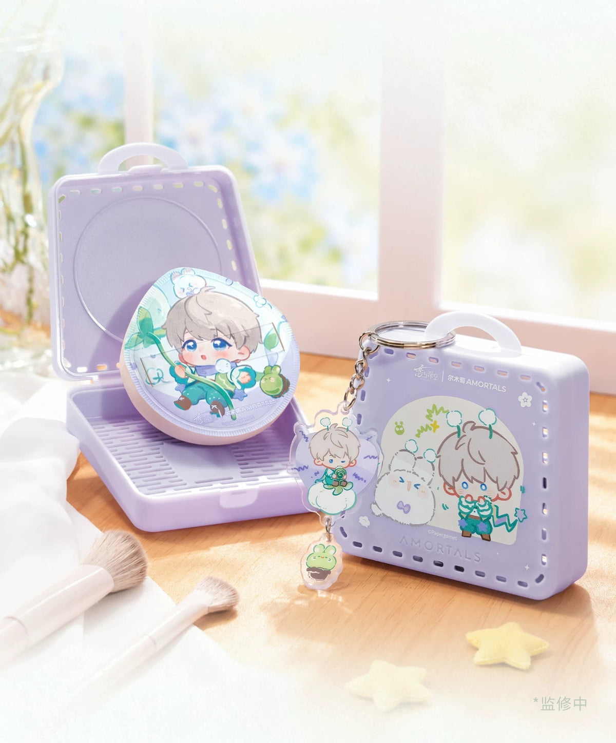 恋と深空 × AMORTALS「森の息吹」コラボ メイクパフセット ギフトBOX