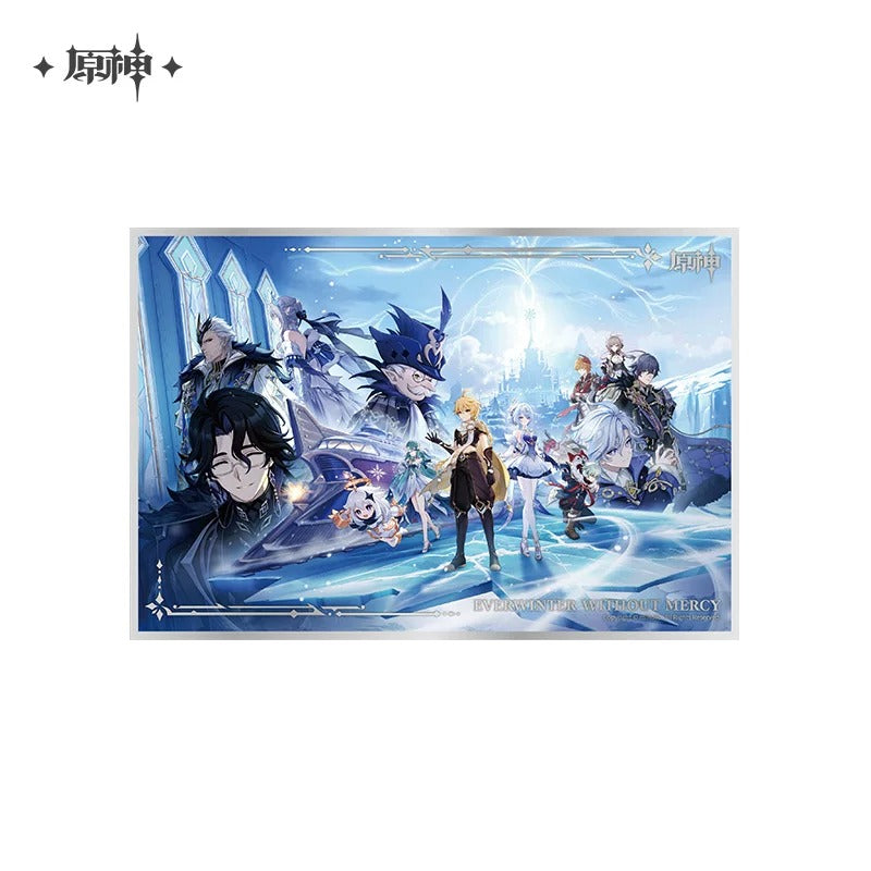 原神 神に愛されぬ雪国シリーズ アクリル色紙