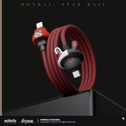 崩壊：スターレイル 恍恍惚惚花火火花シリーズ 100W 編み込みデータケーブル