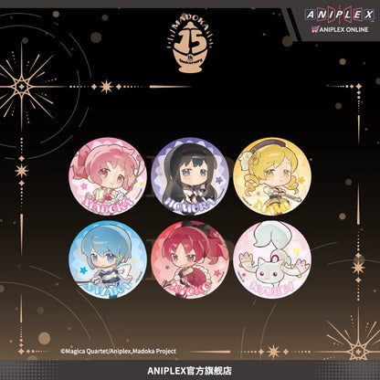 魔法少女まどか☆マギカ 15周年記念 デフォルメ缶バッジ 全種セット（BOX）中国限定