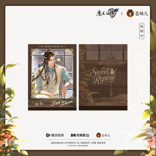 【蒼妹児】魔道祖師 甜憩午後シリーズ チェキ風カード 藍忘機