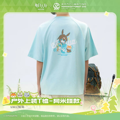 アークナイツ×紅山動物園 アウトドアTシャツ アーミヤ