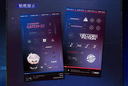恋と深空「逃げ場なき明日」シリーズ 光感フォトカードステッカーセット
