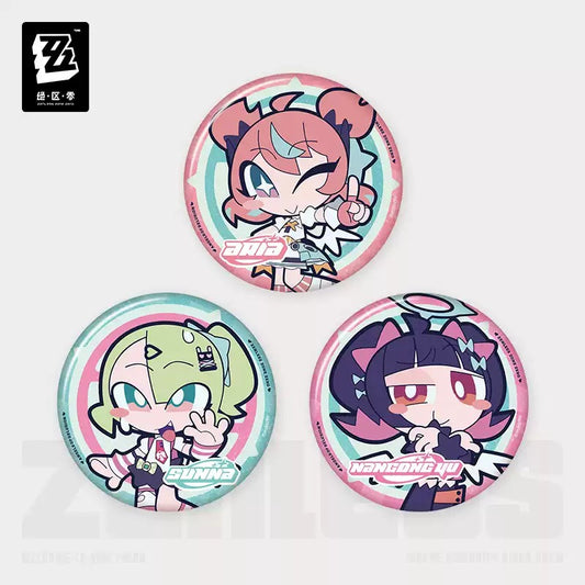 ゼンレスゾーンゼロ PINK スイートクリティカルシリーズ デフォルメ缶バッジ