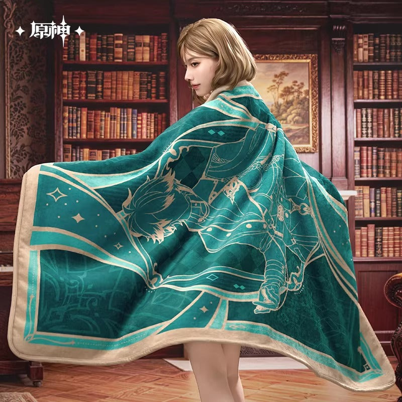 原神「璀夜華宴」シリーズ・アルハイゼン クッションケース＆冷房ブランケットセット