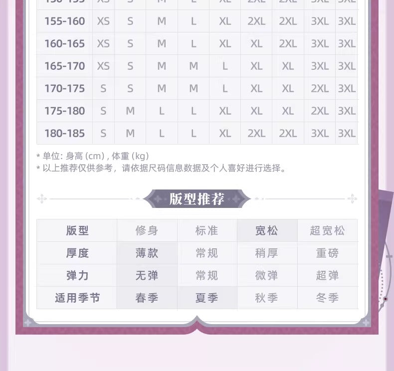 崩壊：スターレイル 長夜月 イメージシリーズ 半袖シャツ