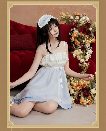 原神 夜畔の茶話シリーズ ルームワンピースセット（アイマスク付き） コロンビーナ
