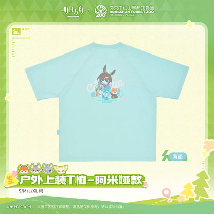 アークナイツ×紅山動物園 アウトドアTシャツ アーミヤ