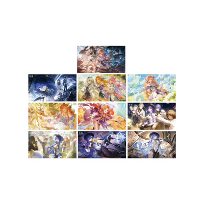 鳴潮 KURO GAMES 共鳴者テーマ イラストポストカードセット