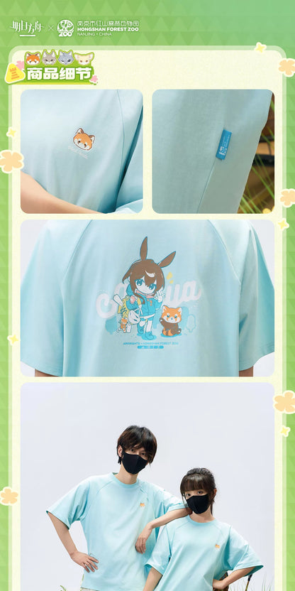 アークナイツ×紅山動物園 アウトドアTシャツ アーミヤ