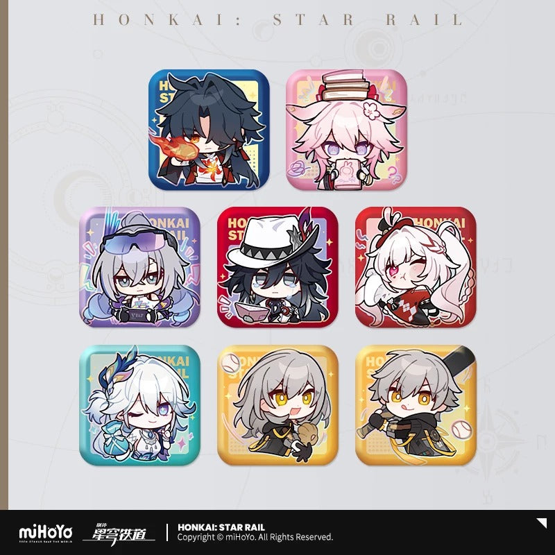 崩壊：スターレイル パムギャラリーシリーズ スクエア缶バッジ Ver.4.0