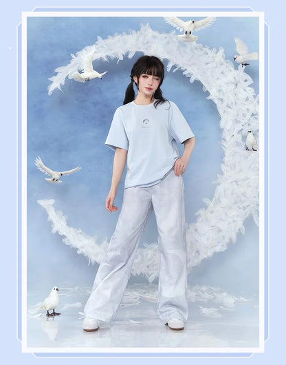 原神 コロンビーナ イメージシリーズ カジュアル半袖Tシャツ
