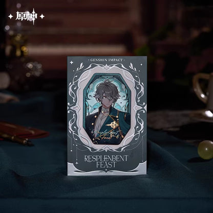 原神「璀夜華宴」シリーズ・アルハイゼン 浮き彫りリフレクター缶バッジ