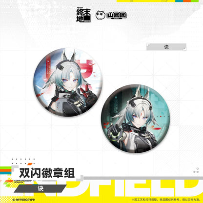 エンドフィールド ダブルホロ缶バッジセット オクギ/リーノ