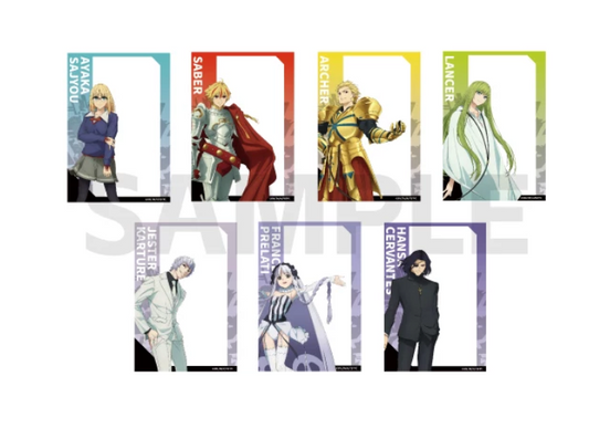 Fate/strange Fake トレーディングクリアカード（全7種・ランダム）