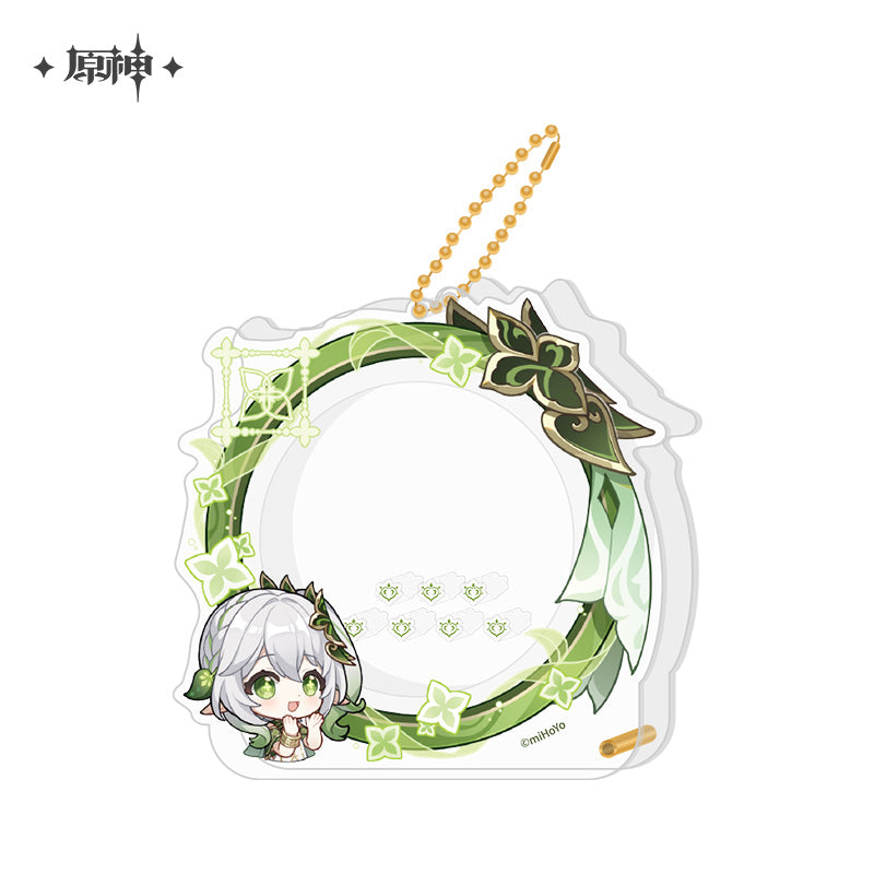 【予約】 原神 アイコンフレームシリーズ  缶バッジ用アクリルフレーム