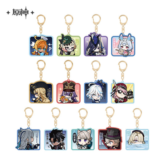 【予約】原神 Q版表情包シリーズ アクリルチャーム フォンテーヌ廷