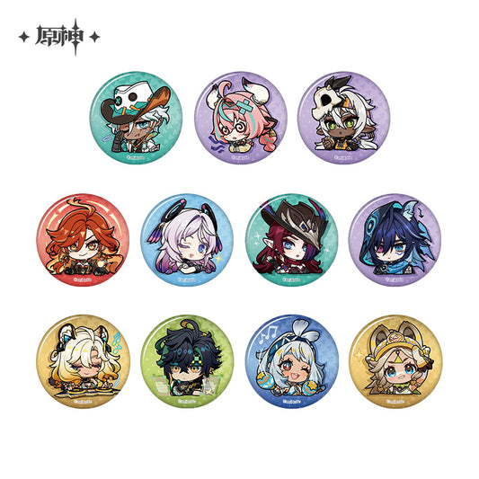 【予約】原神 Q版表情包シリーズ 缶バッジ ナタ