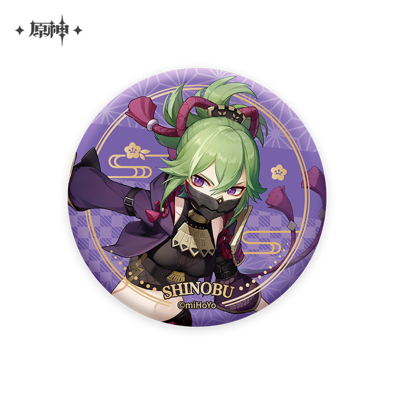【予約】原神 稲妻シリーズ 缶バッジ