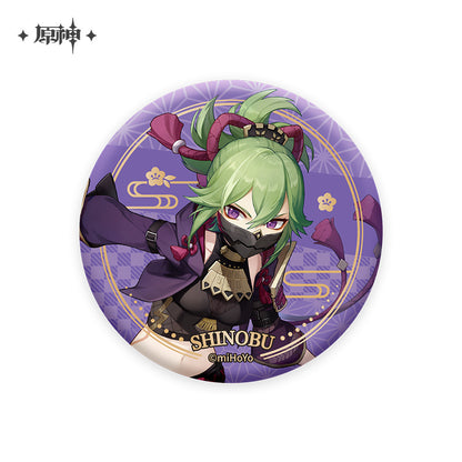 【予約】原神 稲妻シリーズ 缶バッジ