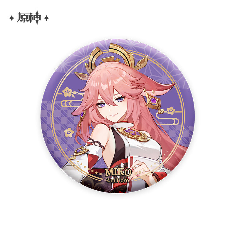 【予約】原神 稲妻シリーズ 缶バッジ