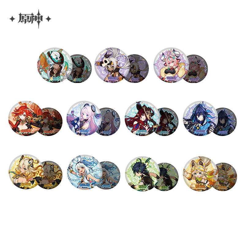 【予約】原神 ナタシリーズ リフレクター缶バッジ