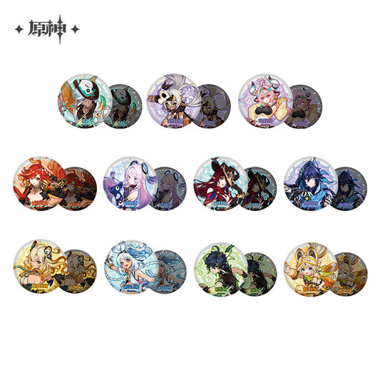【予約】原神 ナタシリーズ リフレクター缶バッジ