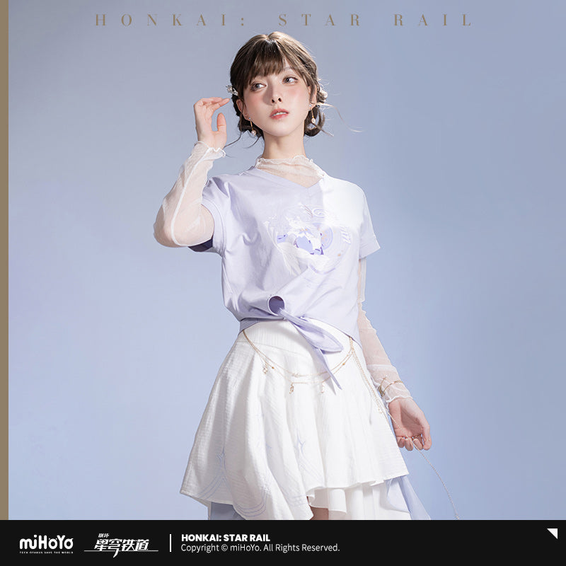 【予約】崩壊スターレイル ロビン印象シリーズ クロップドTシャツ 2色展開（25年10月以降出荷）