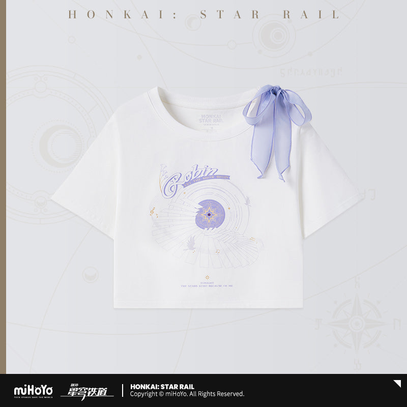 【予約】崩壊スターレイル ロビン印象シリーズ クロップドTシャツ 2色展開（25年10月以降出荷）