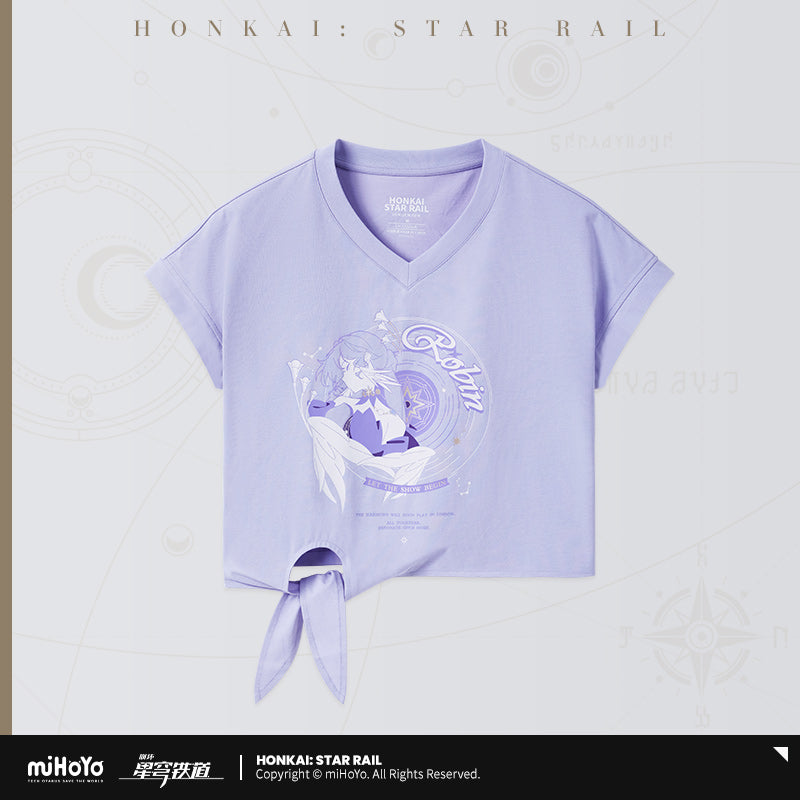 【予約】崩壊スターレイル ロビン印象シリーズ クロップドTシャツ 2色展開（25年10月以降出荷）