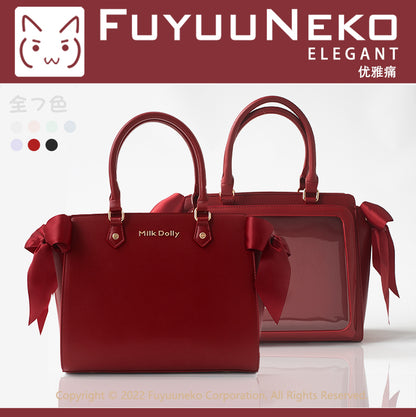 【予約】浮遊猫 「エレガント」痛バッグ 2wayハンドバッグ
