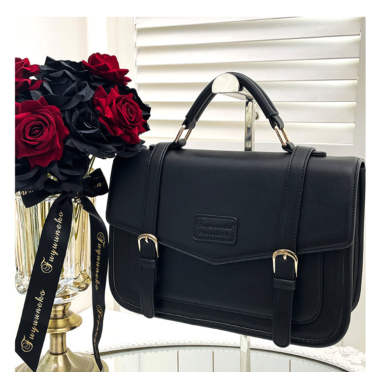 【予約】浮遊猫 「ケンブリッジ」痛バッグ レザー