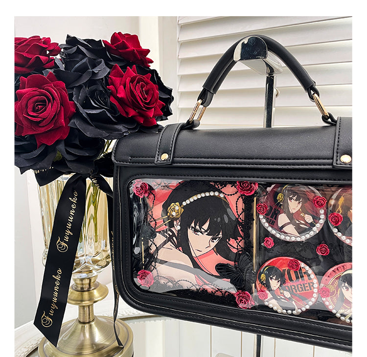 【予約】浮遊猫 「ケンブリッジ」痛バッグ レザー