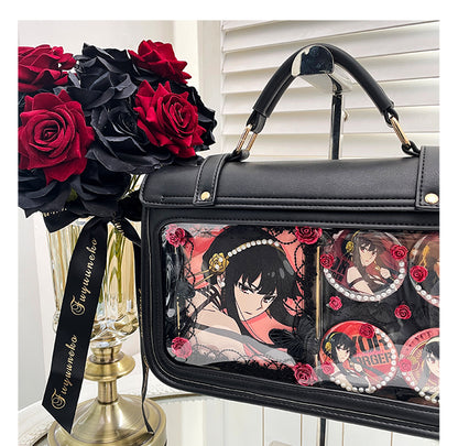 【予約】浮遊猫 「ケンブリッジ」痛バッグ レザー