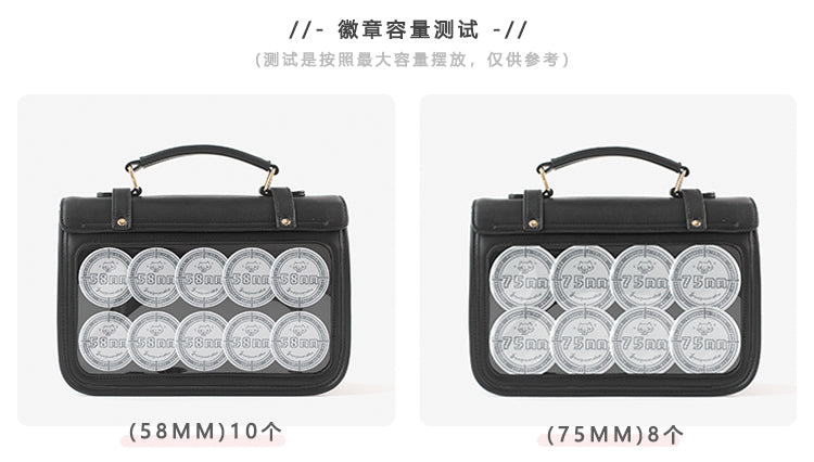 【予約】浮遊猫 「ケンブリッジ」痛バッグ レザー