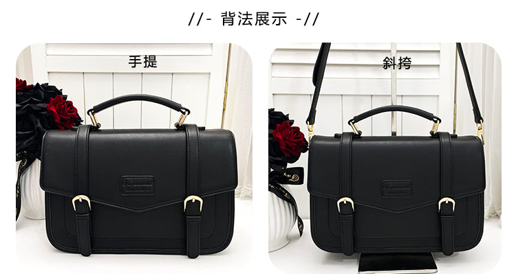 【予約】浮遊猫 「ケンブリッジ」痛バッグ レザー