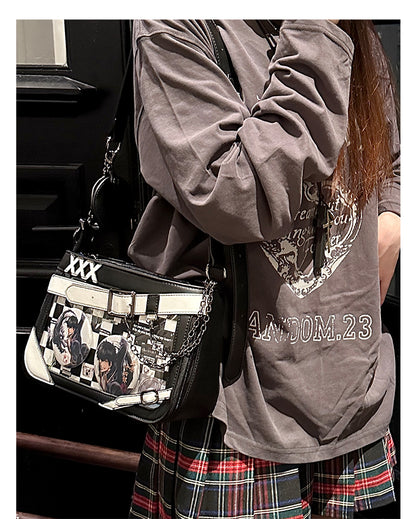 【予約】浮遊猫 「大正」痛バッグ ショルダーバッグ