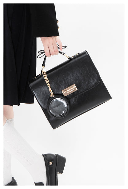 【予約】浮遊猫 「チョコレート」痛バッグ 2wayハンドバッグ　缶バッジバッグ付き