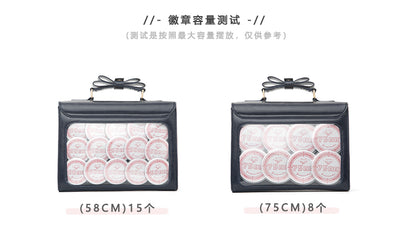 【予約】浮遊猫 「チョコレート」痛バッグ 2wayハンドバッグ　缶バッジバッグ付き