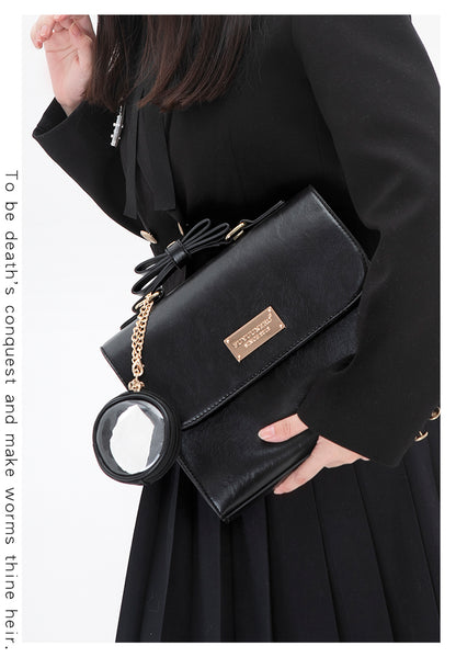 【予約】浮遊猫 「チョコレート」痛バッグ 2wayハンドバッグ　缶バッジバッグ付き