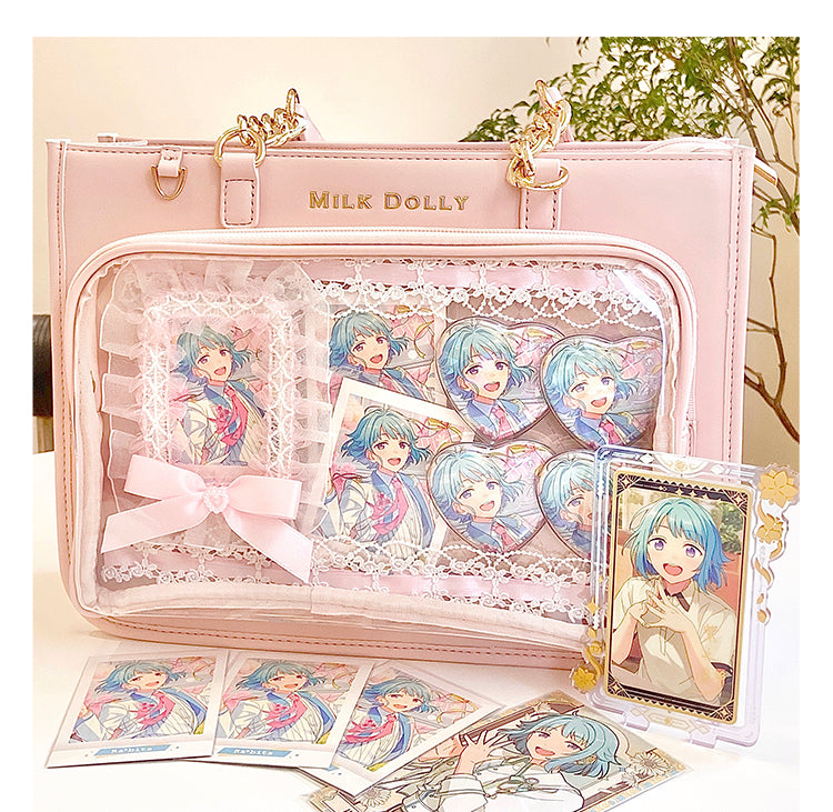 【予約】浮遊猫 「チェック柄」痛バッグ 2wayトート レザー