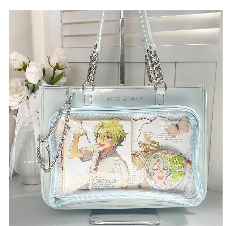 【予約】浮遊猫 「チェック柄」痛バッグ 2wayトート レザー